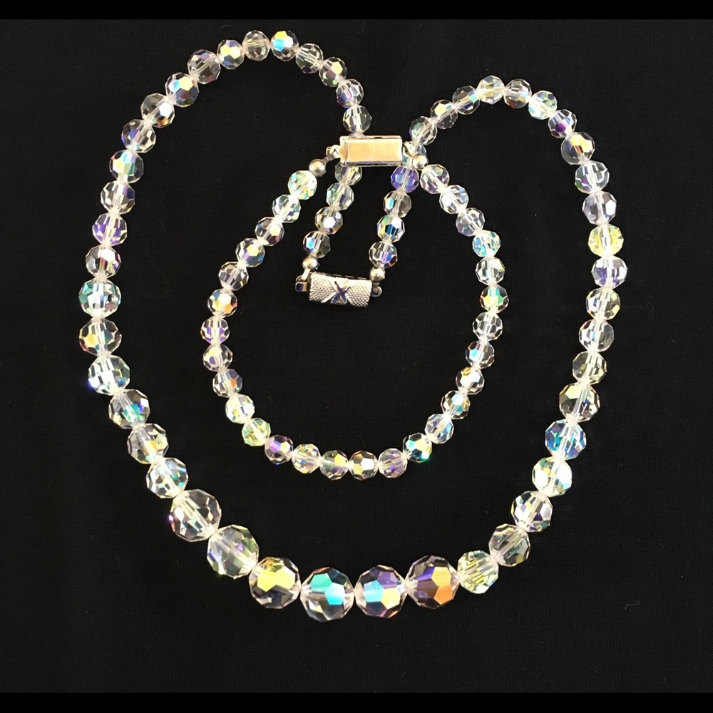 Austrian Crystal Necklace and Bracelet set
